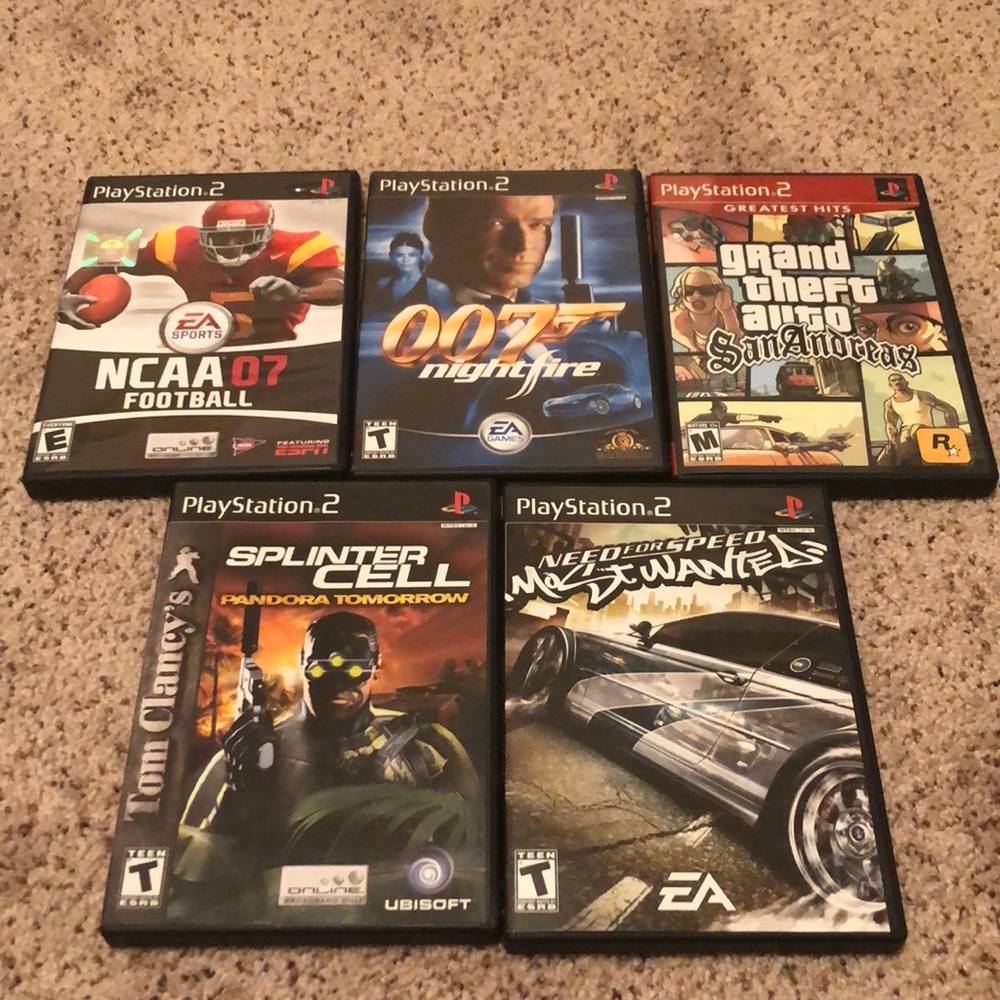 5 PlayStation 2 video games